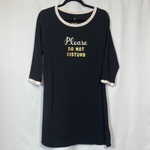 ✨ Like New Kate Spade New York "Please Do Not Disturb" Designer Nightgown Sz L